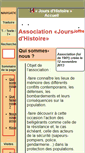 Mobile Screenshot of joursdhistoire.org